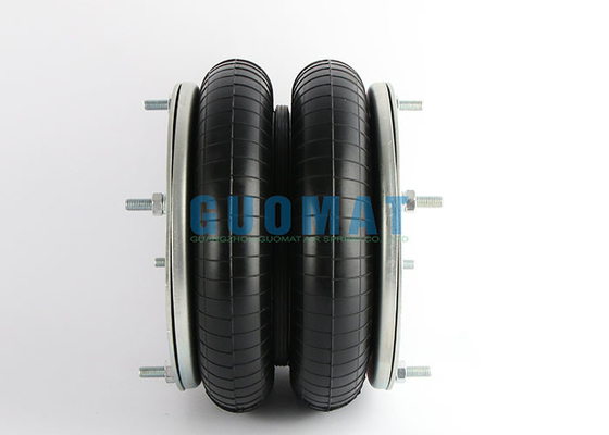 Airbagues enrollados del solo de la vibración de la amortiguación de aire con resorte W01-R58-4061 doble industrial del pedernal
