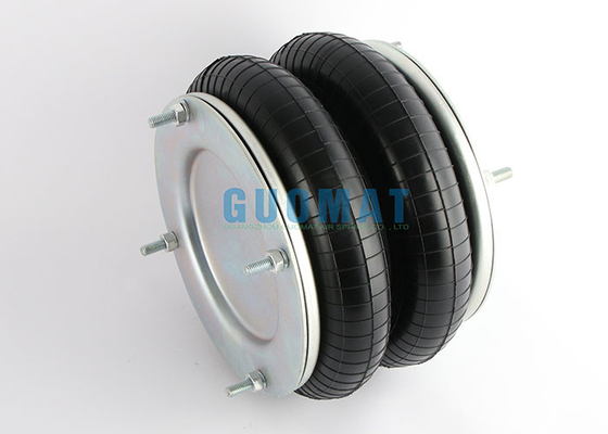 Airbagues enrollados del solo de la vibración de la amortiguación de aire con resorte W01-R58-4061 doble industrial del pedernal