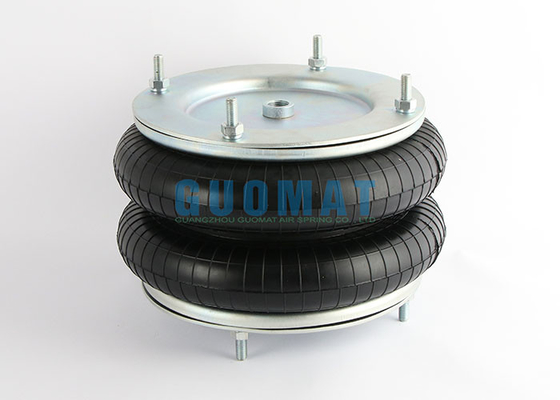 Airbagues enrollados del solo de la vibración de la amortiguación de aire con resorte W01-R58-4061 doble industrial del pedernal