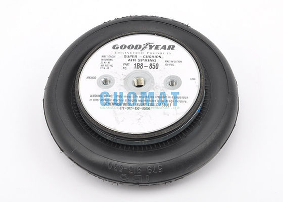 Saco hinchable de goma industrial del amortiguador de aire del aislamiento de la plataforma de la vibración de la amortiguación de aire con resorte 1B8-850 de Goodyear