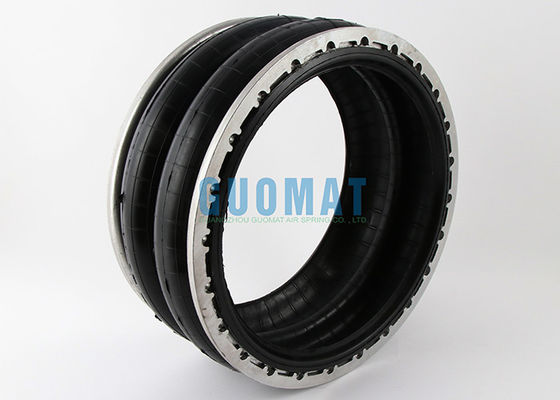 Bramidos de goma del aire de la amortiguación de aire con resorte LHF500/220-2 del reborde de la altura industrial del anillo 220m m
