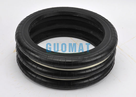 Amortiguación de aire con resorte industrial enrollada de aire del triple de goma del amortiguador S-200-3R para la punzonadora de Yokohama