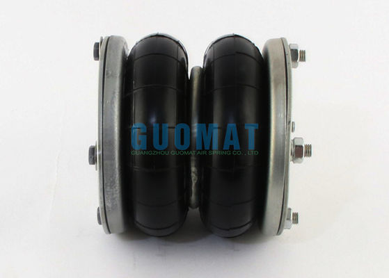 Tipo enrollado bramidos del reborde del aire del DB 06219 de Dunlop del doble industrial del choque del metal de la amortiguación de aire con resorte 6x2