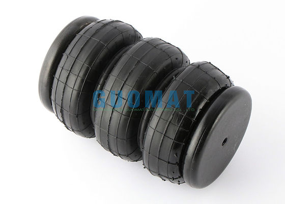 GUOAT 3B2300 Bolsa de aire triple 187 altura natural Muelle de suspensión de aire para elevación de ejes