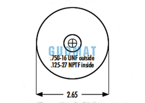 Accesorios de transmisión de gas con eje de aire 1S4-067 Goodyear W02-358-7007 Firestone Cabin Air Shock
