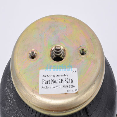 W01-M58-5216 Actuador de aire envuelto de caucho doble con suspensión de resortes de aire de piedra de fuego