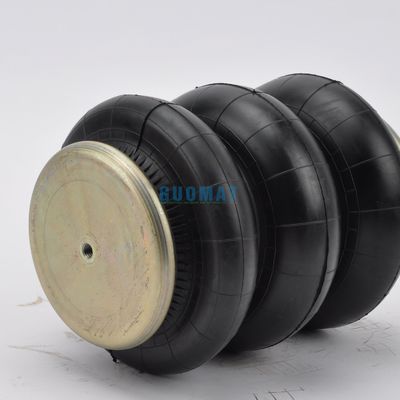 Cubierta de aire de tres vueltas, suspensión de resorte, entrada de aire de gas 1/2NPT para remolque de piezas de automóviles