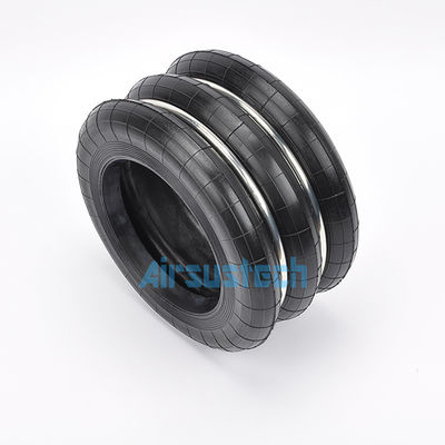 Actuación de aire triple enroscada con aro