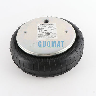 Suspensión de choque de aire Goodyear 1B12-318 M8 pernos de aire de resorte simple enroscado