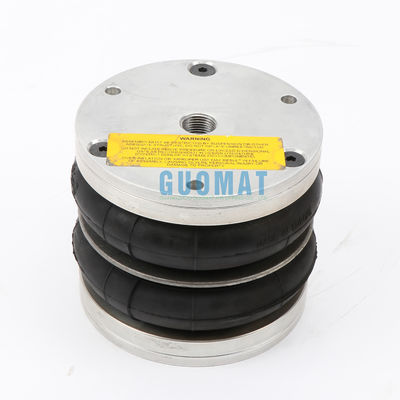 Dunlop Doble Enroscado Primavera de aire 4 1/2X2 de caucho con placa de aluminio