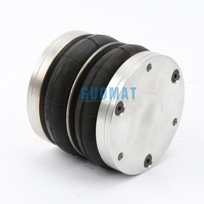 Dunlop Doble Enroscado Primavera de aire 4 1/2X2 de caucho con placa de aluminio