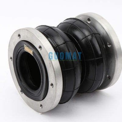 Guomat Primavera de aire industrial 2H160166 de caucho doblemente enrollado con brida