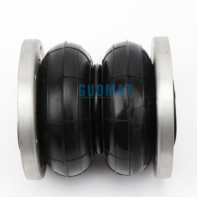 Guomat Primavera de aire industrial 2H160166 de caucho doblemente enrollado con brida