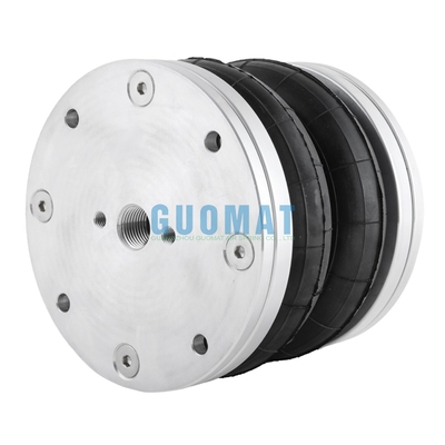Suspensión enroscada de aire de choque FD76-14 Contitech 6'x2 Dunlop Primavera de aire con cubierta de aluminio