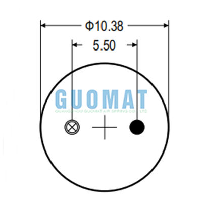 W01-358-8723 Firestone 1T17B-5 Primavera de suspensión de aire activa para camiones Reducción del choque