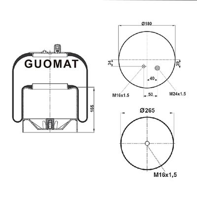 Contitech 4183NP24 Primavera de aire de lóbulo rodante para Mercedes BENZ A9423202321 A9423201321