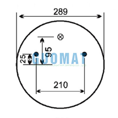 Las partes del sistema de suspensión de los camiones SAF W01-M58-6348 Firestone 4023NP03 Contitech