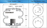 Airbagues durables del pedernal/amortiguación de aire con resorte industrial W013586902 Contitech FD 200-19 310 con el descargador