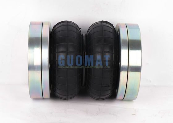 166 mm de altura de caucho de aire de resorte M10 doble globo de aire enroscado para actuadores de eje rotativo