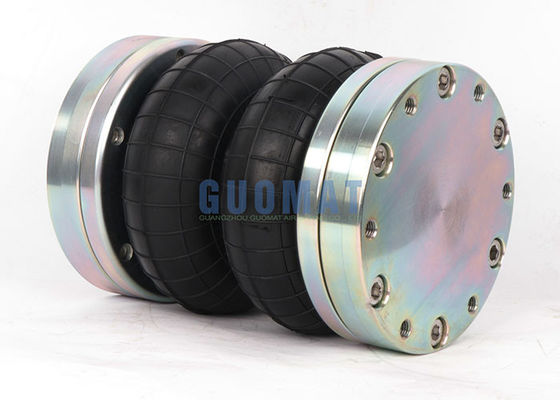 166 mm de altura de caucho de aire de resorte M10 doble globo de aire enroscado para actuadores de eje rotativo