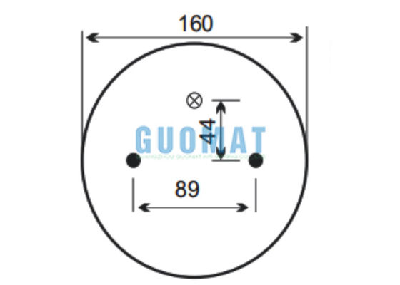 Suspensión aerodinámica de doble enroscado 2B9-253 Goodyear W01-358-6945 Firestone