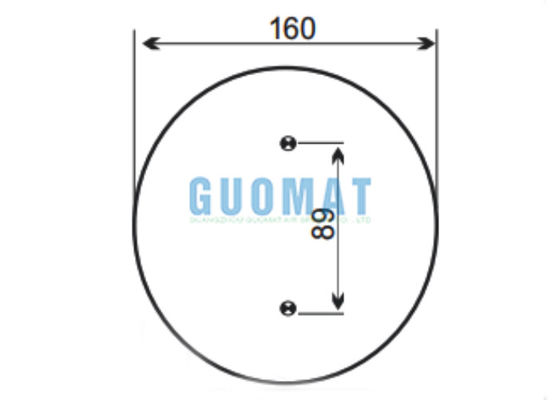Suspensión aerodinámica de doble enroscado 2B9-253 Goodyear W01-358-6945 Firestone