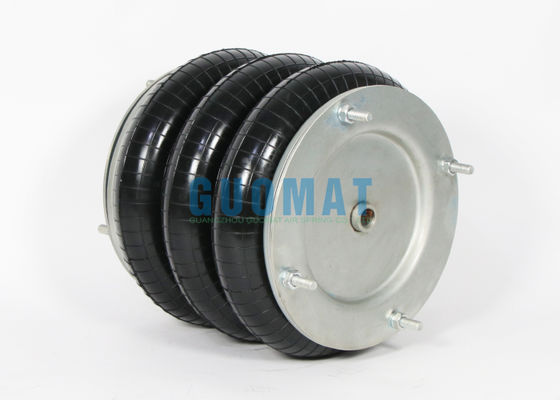 10X3'' Bolsas de aire de tipo triple enroscado FT210-32 DS Contitech Actuador de aire de goma con brida