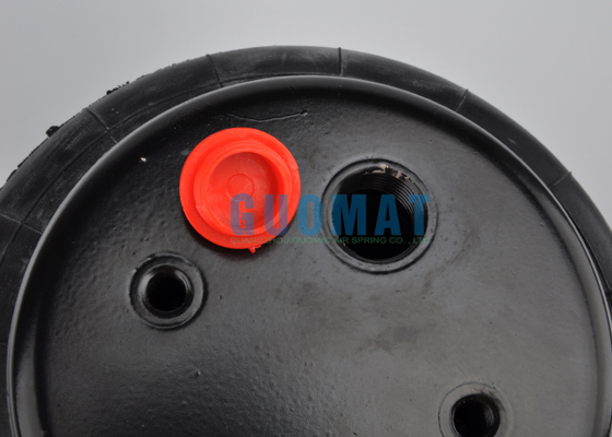 Triple aire enroscado de resorte 117mm-460mm de carrera de caucho industrial de aire de choque para recoger