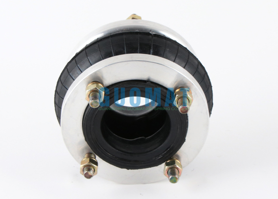 1H150076 Resorte neumático tipo convoluto simple, 76 mm, globo de aire de goma con brida