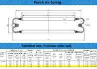 El airbag de goma de la prensa de sacador/Guomat F-400-2 refiere a la amortiguación de aire con resorte del doble de Yokohama S-400-2