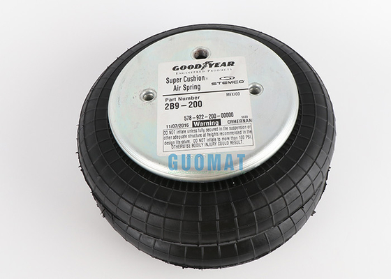 Los bramidos dobles de goma originales 578923202 de la amortiguación de aire con resorte de la amortiguación de aire con resorte 2B9-200 de Goodyear refieren a W01-358-6910