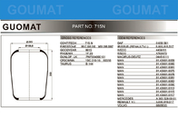 CF GOMMA 1SC 310-16 de la amortiguación de aire con resorte de 715N Contitech para VOL-VO 6885533