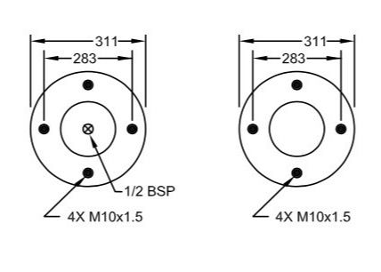 El ayudante de la elevación de aire W01-R58-4067 empaqueta SP 1557 WEWELER USN 510008DX de DUNLOP