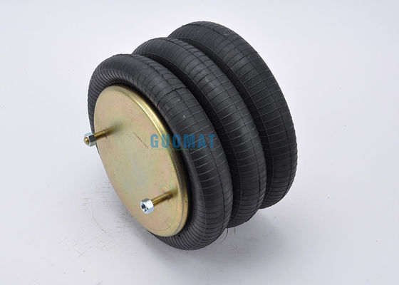 Los bramidos enrollados triples industriales de la amortiguación de aire con resorte del pedernal proveen de gas el sistema de suspensión del aire 1/4NPTF