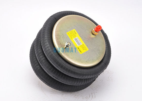 Los bramidos enrollados triples industriales de la amortiguación de aire con resorte del pedernal proveen de gas el sistema de suspensión del aire 1/4NPTF