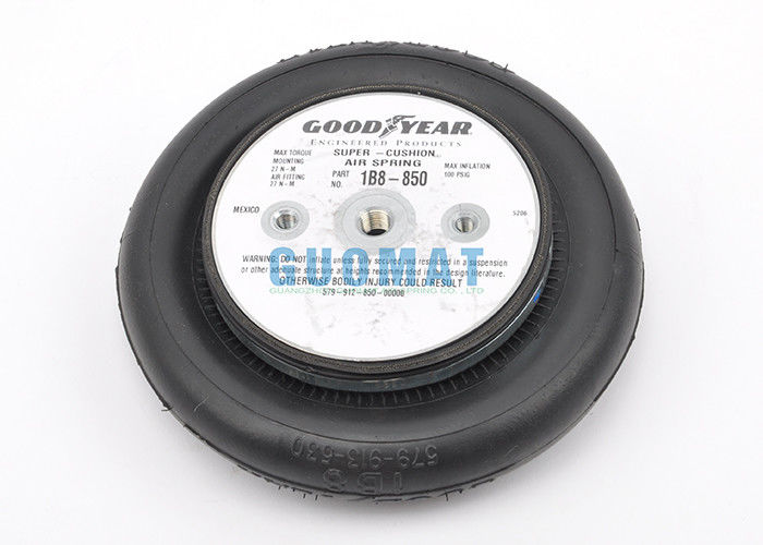 Saco hinchable de goma industrial del amortiguador de aire del aislamiento de la plataforma de la vibración de la amortiguación de aire con resorte 1B8-850 de Goodyear