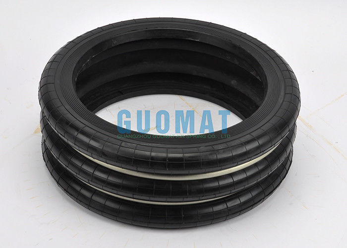 Amortiguación de aire con resorte industrial enrollada de aire del triple de goma del amortiguador S-200-3R para la punzonadora de Yokohama