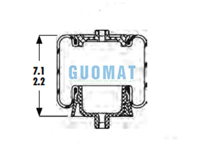 Accesorios de transmisión de gas con eje de aire 1S4-067 Goodyear W02-358-7007 Firestone Cabin Air Shock