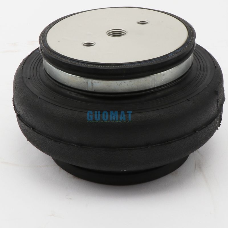 Una sola pequeña vibración de resorte de aire industrial GUOMAT 1K130070 Referir a Goodyear 1B5-500 con placa de aluminio