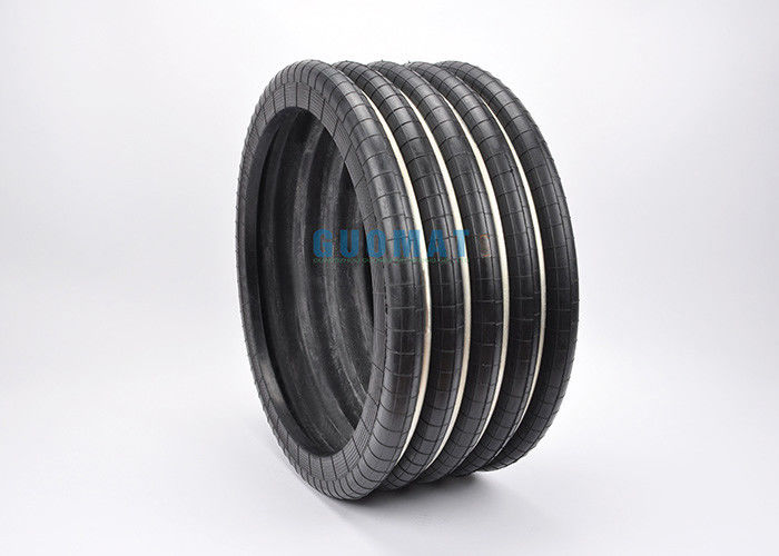 Tipo enrollado airbag de la amortiguación de aire con resorte del sacador TS16949 de la suspensión para el equipo industrial