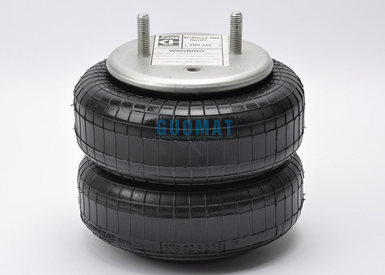 Tipo enrollado doble saco hinchable de goma del muelle suspendedor 2B9-250 Goodyear de los bramidos