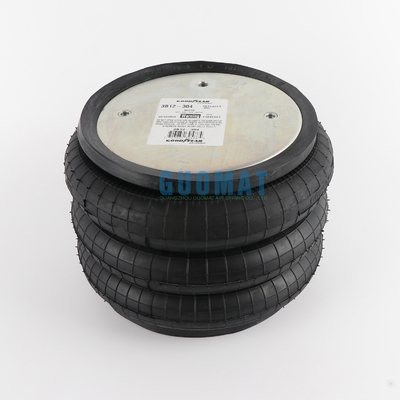 Repuestos para automóviles 3B12-304 Goodyear Air Spring Cross W01-358-8013 Air Spring Triple Convoluted Air Bag FT330-29 Ci 1/4 NPT