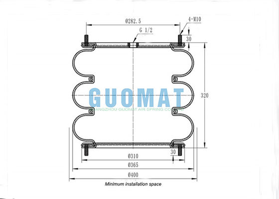 14 pedernal industrial M/31143 Norgren de la asamblea W01-R58-4065 de amortiguación de aire con resorte 1/2x3 para el equipo del sacador