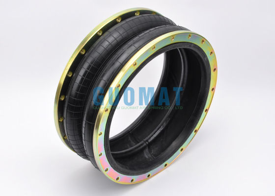 2H520217 Barras de aire de caucho M10 de rosca de tornillo de doble resorte de aire enroscado con anillo de brida
