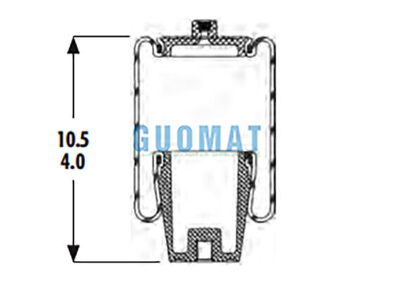 1S4-044 Goodyear Suspensión de carga pesada Primavera de aire ASC-08-7-194 Baños neumáticos para cabina de camión