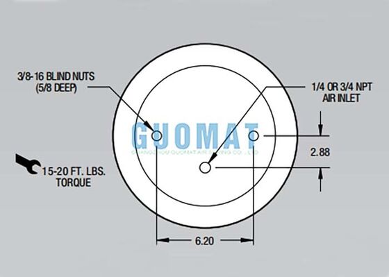 W01-358-9079 Bolsas de aire Firestone 1T15M-6