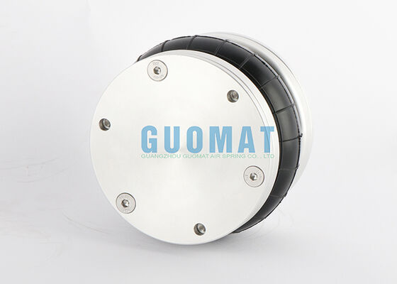 4 1/2 "x 1 caucho Bellow FS 44-5 DI CR Contitech Pneumático de choque de aire con placa de cubierta de aluminio