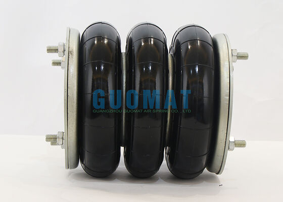 6" x 3 amortiguación de aire con resorte enrollada triple de goma de Firestone de los bramidos W01R584095 con el agujero de aire G1/2
