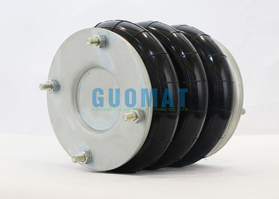 6" x 3 amortiguación de aire con resorte enrollada triple de goma de Firestone de los bramidos W01R584095 con el agujero de aire G1/2