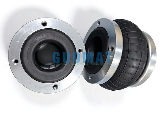 Single Convoluted Type Air Bellow Phoenix 1B04 Customize Rubber Air Spring With Flange Ring